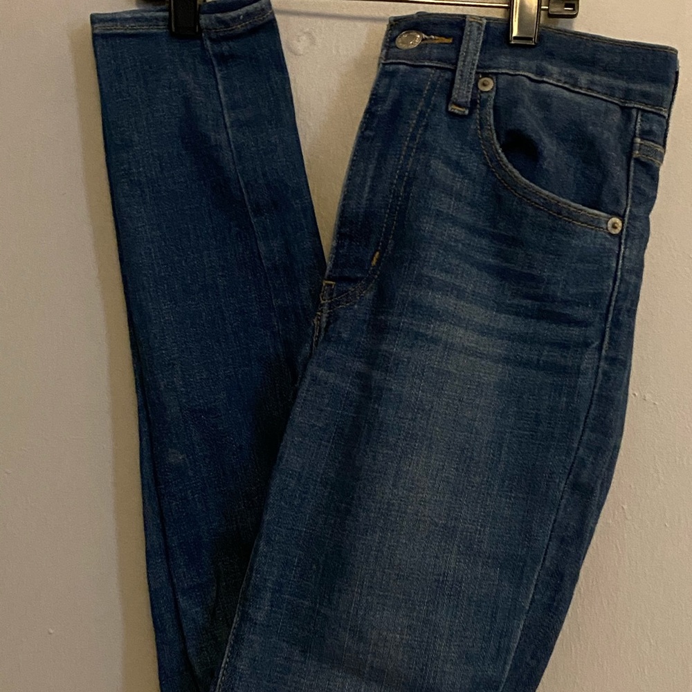 Levi’s high mile super skinny jeans